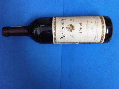 A 1996 Nederburg Duet, A Pinot Noir Cabernet Sauvignon Blend