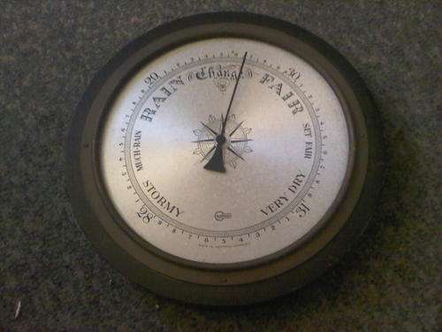 Solid Wood & Brass Thermometer