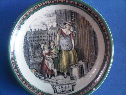 Small English Adams Tunstall Pottery Plate