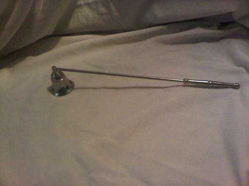 Silver Tone Candle Snuffer