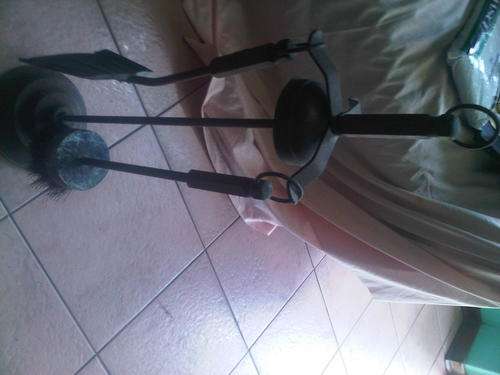 Vintage Solid Brass Fire Place Kit