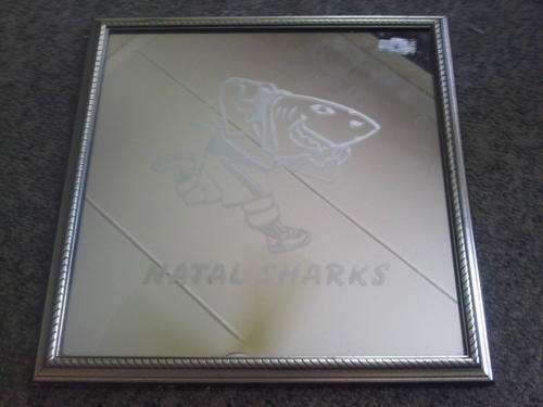 Sharks Rugby Mirror Sign