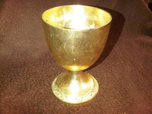 22ct Gold Covered Pewter Goblet