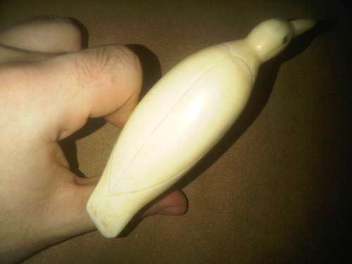 Carved Whale Tooth Bird