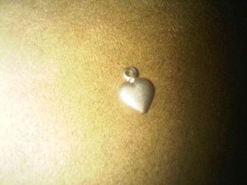Vintage Sterling Silver Heart Charm