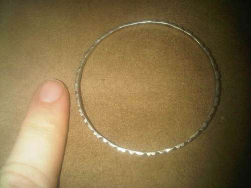 Vintage Sterling Silver Designed Bangle