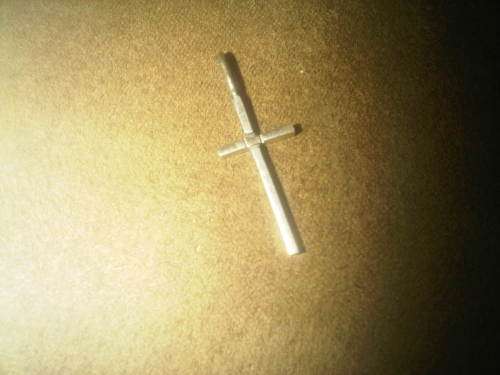 Vintage Sterling Silver Cross Pendant