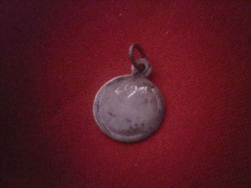 Vintage Sterling Silver Empty Name Tag Charm