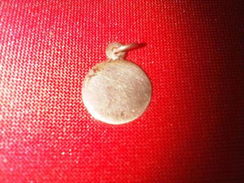 Vintage Sterling Silver Empty Name Tag Charm