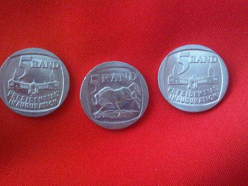 Inauguration R5 Coins