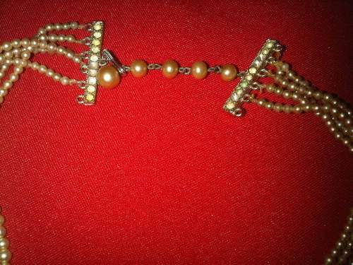 Vintage Richelieu Faux Pearl Necklace In Box