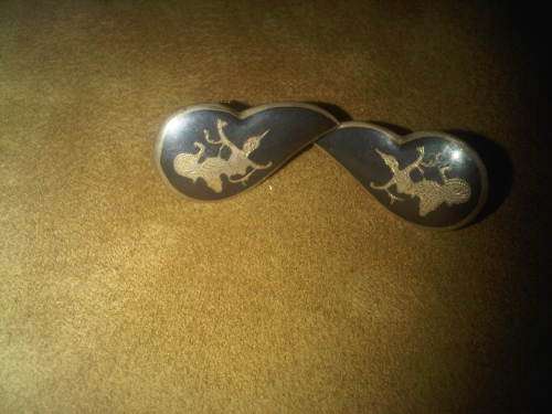 Vintage Sterling Siam Silver Earings