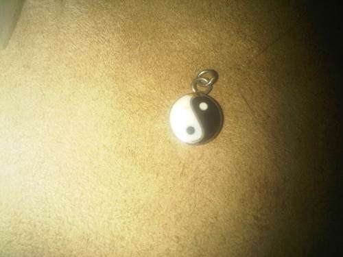 Vintage Sterling Silver Yin Yang Charm
