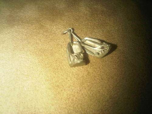 Vintage Silver Fillagry Shoe Charm