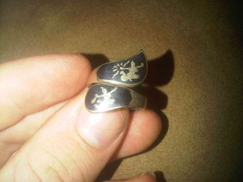 Vintage Sterling Silver Siam Ring