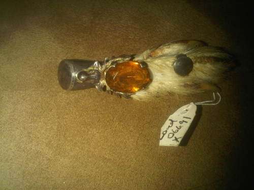 Vintage Silver Scottish Grouse Claw Pin Brooch