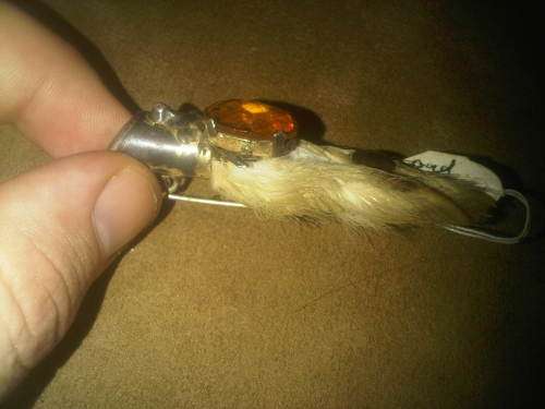 Vintage Silver Scottish Grouse Claw Pin Brooch