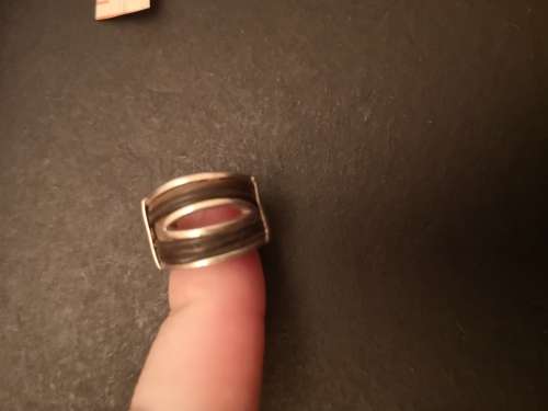 Vintage Sterling Silver Elephant Hair Ring