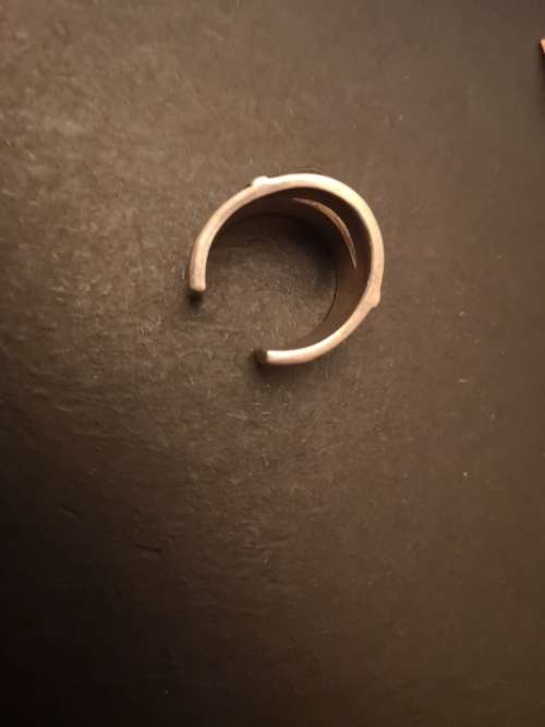 Vintage Sterling Silver Elephant Hair Ring