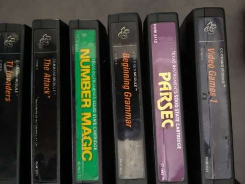 Vintage Texas Instruments TI-99/4a COMPUTER Console With Games