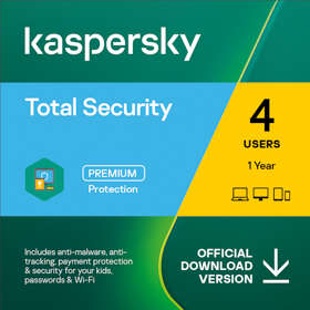 Kaspersky Total Security. 4-Device 1 yea