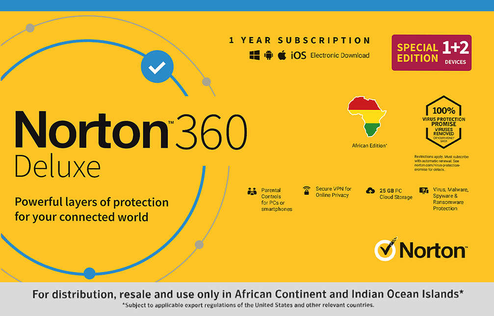 Norton 360 Delux 25GB 1U 1+2Dev 1Y Promo