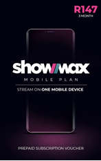 Showmax General Entertainment Mobile only 3 Mnth