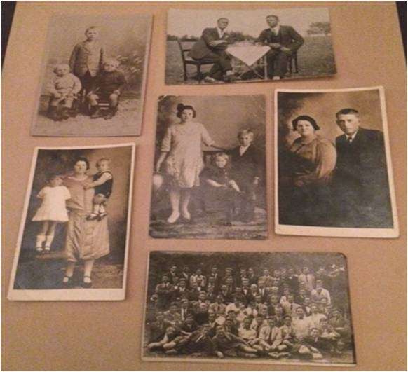 VITAGE PHOTOS 1932 - Old School Photo collection - postal cards and old photos