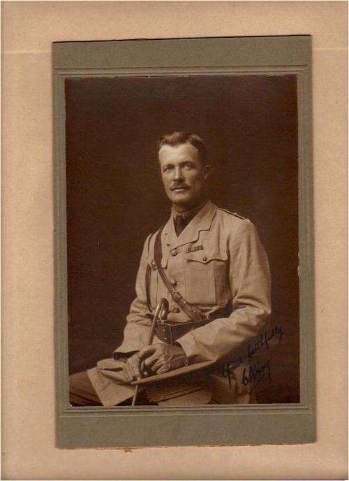 Rare!!Signed  WW1 ~ Major CN Hoy Battalion OC 1st CAPE CORPS assisting General Smuts 1915 in Africa