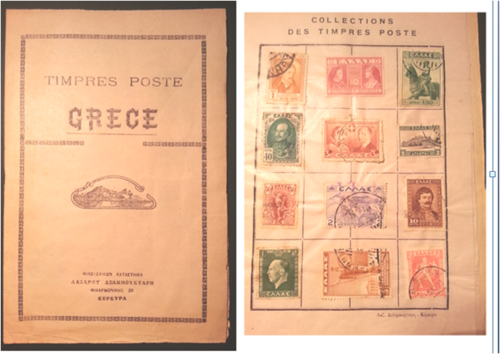 RARE !!! Old Greece Stamp collection 1900 - 1940 RARE !!! Used collection booklet