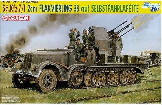 Sd.Kfz. 7/1 2cm Flakvierling 38 auf Selbstfahrlafette Dragon 6525 1/35