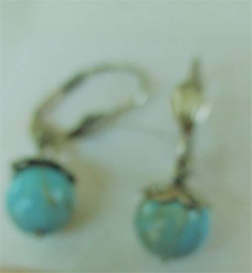 Sterling Siver and Turquoise Earrings