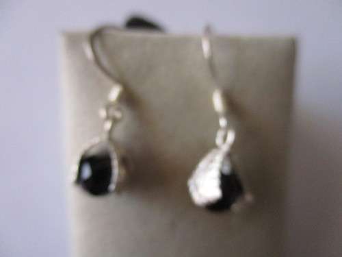 925-Sterling Silver and Black Onyx Earrings