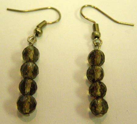 Smokey Quartz  Drop Earrings