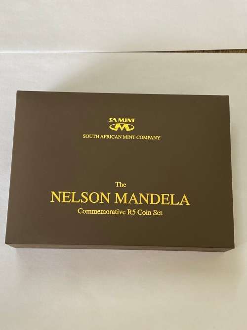 The Nelson Mandela Commemorative R5 coin set