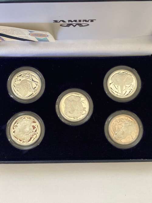 Big 5 Silver Medellion Set .999 Ag (53.25 g total silver)