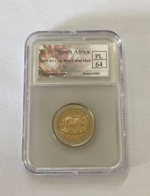 2007 R5 `OOM PAUL` Mint Mark SANGS Graded PL 64