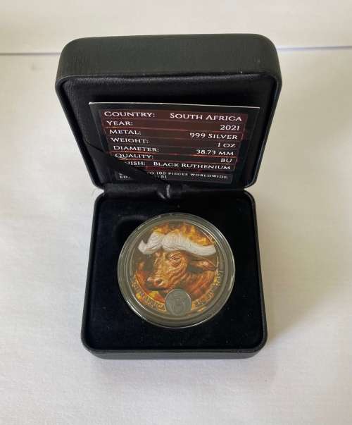 2021 1 Oz .999 Black Ruthenium (Buffel) (Limited to 100)