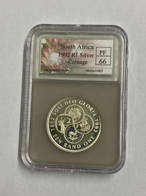 1992 R1 Coinage SANGS Graded PF66