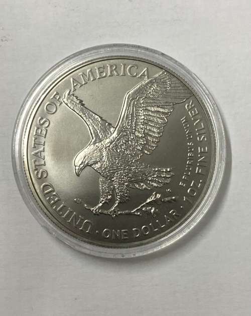 2022 .999 Silver Eagle (Black Ruthenium and 24 kt gold edition ) limited to 500 Pcs!!!