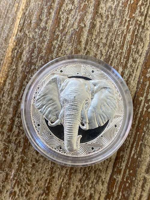 Big 5 series of five silver Proof medallions