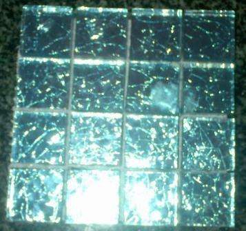Mosaic Tiles - Crushed Ice Blue 23 x 23 x 5 mm