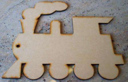 STEAM TRAIN ( Wooden ) 295 x 245 mm x 6 mm