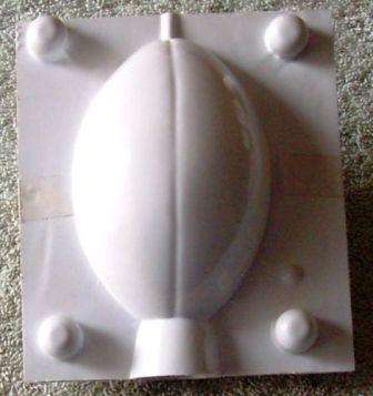 CANDLE MOULD - RUGBY BALL LARGE 160 X 100 mm