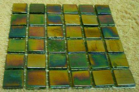Mosaic Tiles - Magic Bottle Green 15 x 15 mm