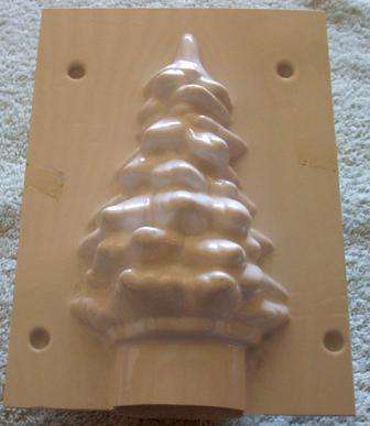 CANDLE MOULD - Christmas Tree Round 150 x 90 mm