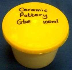 MOSAIC GLUE for POTTERY, CERAMIC GLUE 100 gr