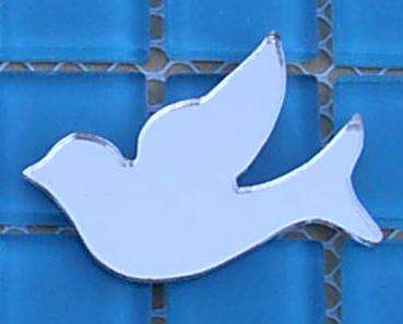 Mirror ( Finish ) Dove 50 x 45 x 2 mm