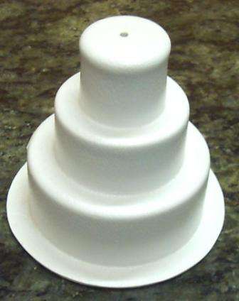 CANDLE MOULD - WEDDING CAKE 90 mm