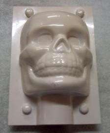 CANDLE MOULD - Skull (Large) 120 x 110 mm